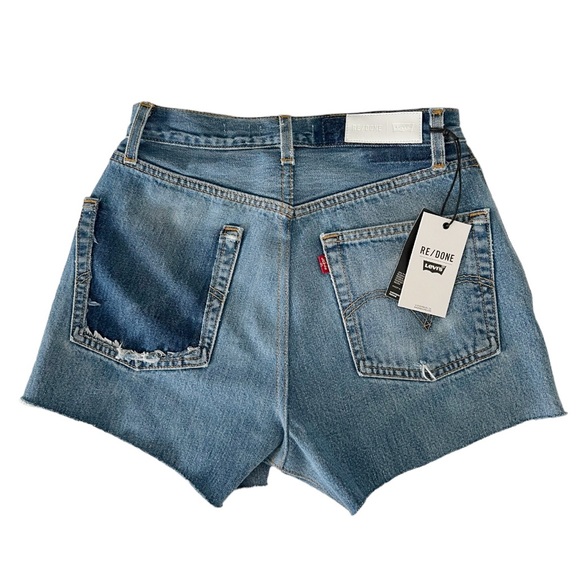 Re/Done Levi’s 90’s Low Slung Denim Shorts 23 - Picture 1 of 6